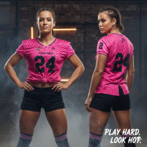 Sublimated American Football Jersey With Embroidery Logo